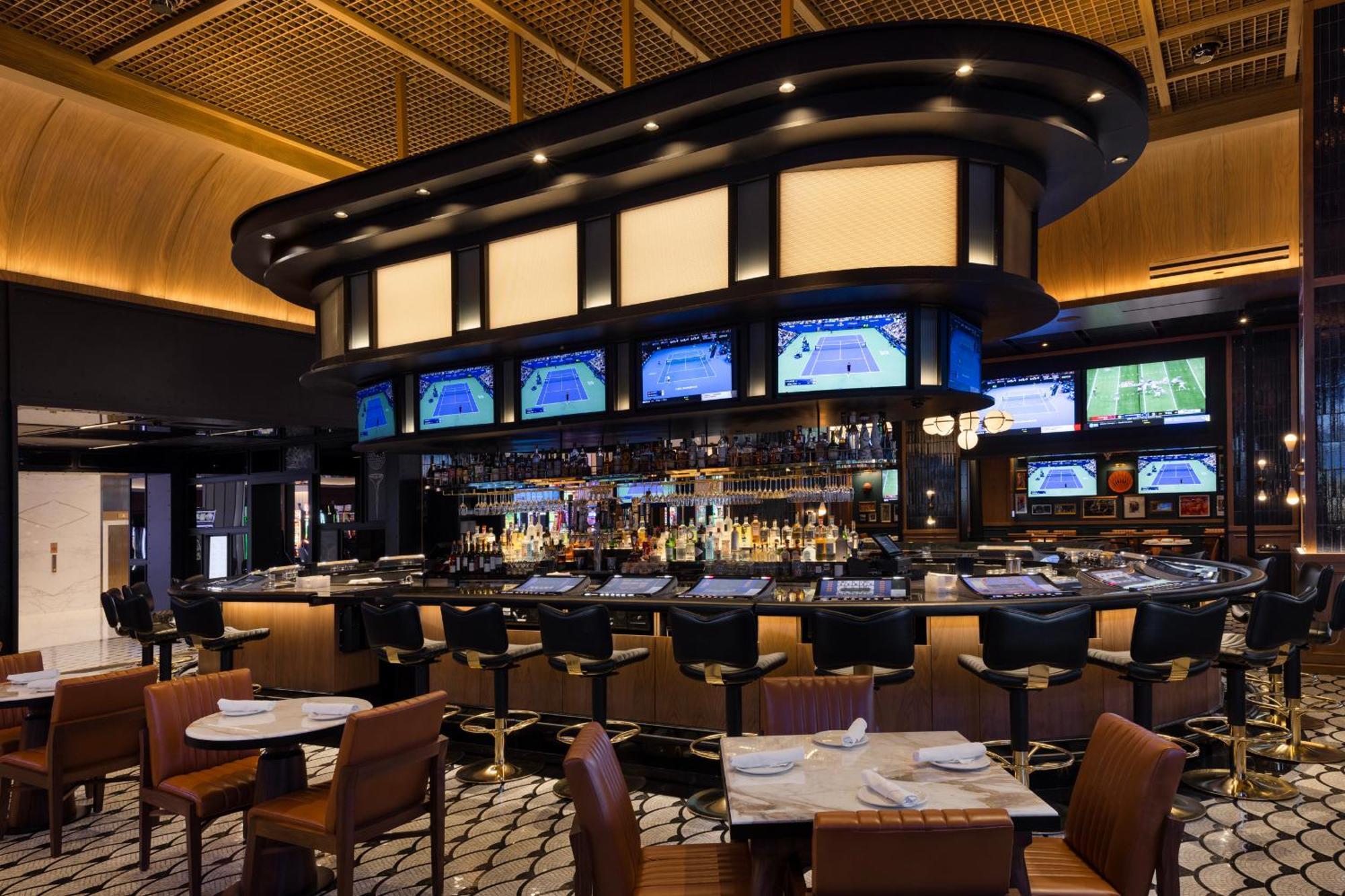 Fontainebleau ラスベガス エクステリア 写真 The bar at the Wynn Sports Book