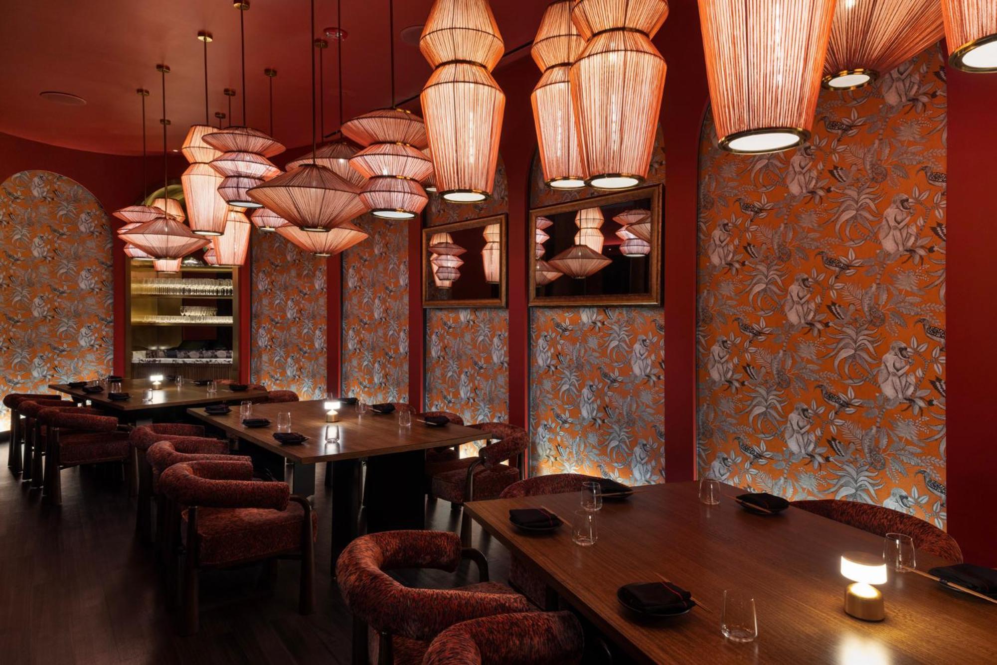 Fontainebleau ラスベガス エクステリア 写真 Interior of the restaurant